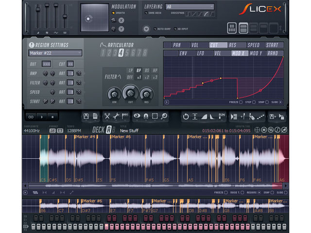FL Studio 8 Slicex is great for slicing/mangling loops.
